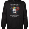 Back The Fuck Up Sparkle Tits Hoodie