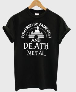 Disney Powered By Fairydust and Death Metal T-shirt