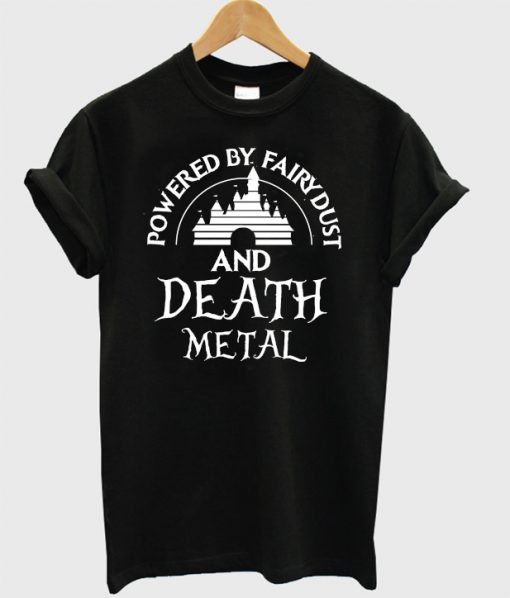 Disney Powered By Fairydust and Death Metal T-shirt