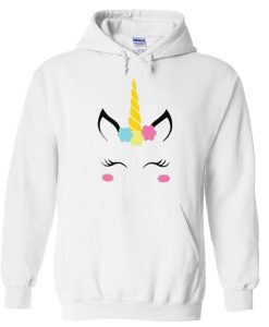 Unicorn Face Hoodie