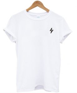 White Lightning Bolt T-shirt