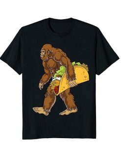 Bigfoot Carrying Taco T-Shirt