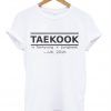 Bts Taekook Is Taehyung Jungkook 2016 T-Shirt