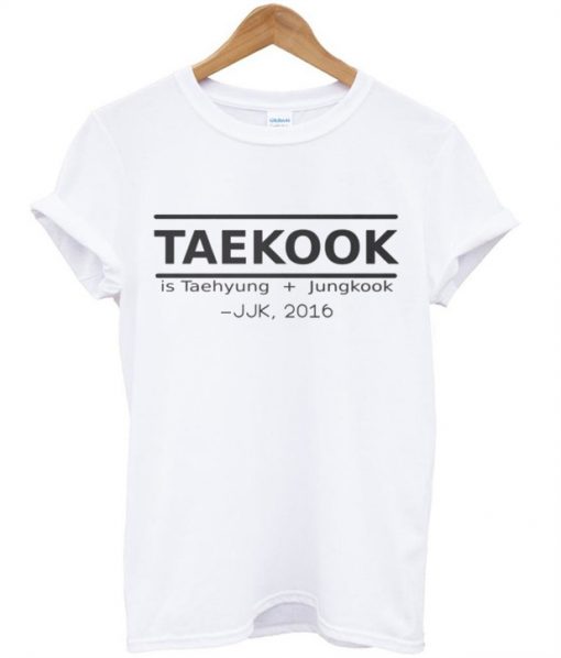 Bts Taekook Is Taehyung Jungkook 2016 T-Shirt