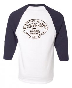 Converse Rubber Company Since 1908 Raglan T-Shirt BACK