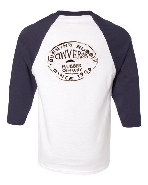 Converse Rubber Company Since 1908 Raglan T-Shirt BACK