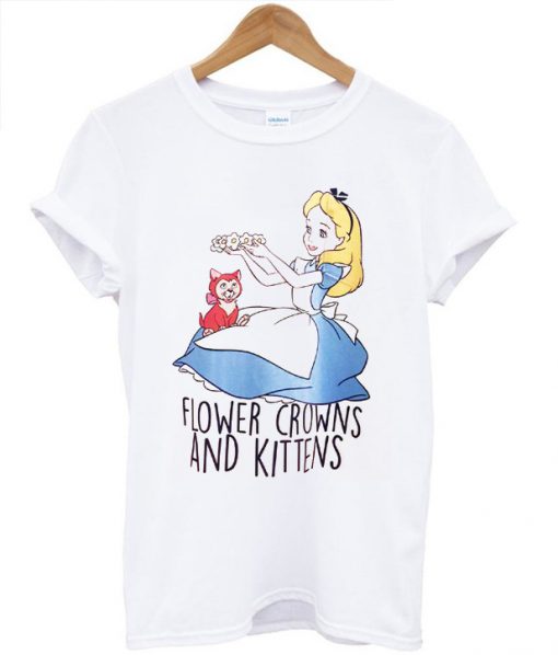 Flower Crowns And Kittens T-Shirt