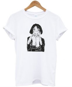 Girl With Cat T-Shirt