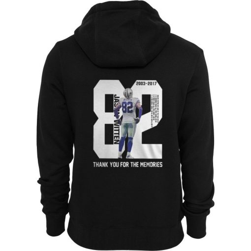 Jason Written Rhank You For The Memories 82 Hoodie BACK