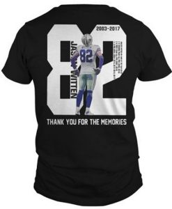 Jason Written Rhank You For The Memories 82 T-Shirt