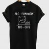 Pro Feminism Pro Cats T-Shirt