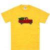 Red Truck in Yellow T-Shirt