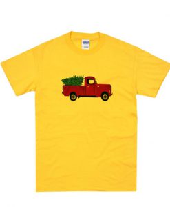 Red Truck in Yellow T-Shirt