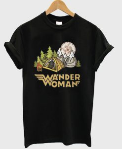 Cool Wander Woman Camping Mountains T-Shirt