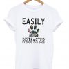 Easily Distracted By Jeeps And Dogs T-Shirt