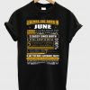 Legends Are Born In June T-Shirt
