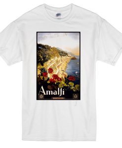 Amalfi Italy Travel Poster T-Shirt