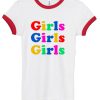 Girls Grils Grils Color T-Shirt