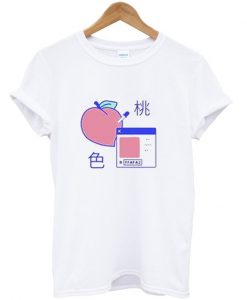 Peach Digital T-Shirt