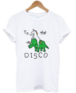 Unicorn Dinosaur To The Disco T-Shirt