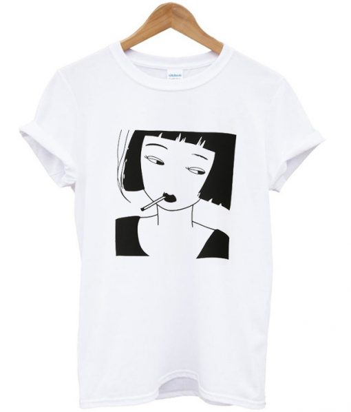 Smoking Girl T-Shirt