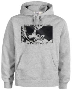 I Died For You One Time But I Never Again Hoodie