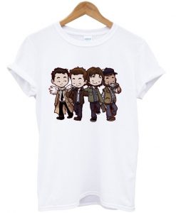 Supernatural Characters Cartoon T-Shirt