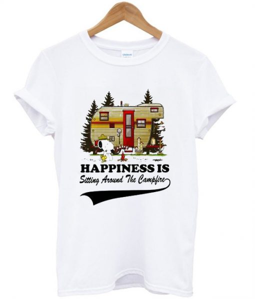 Happiness Is Sitting Around The Camplife T-Shirt