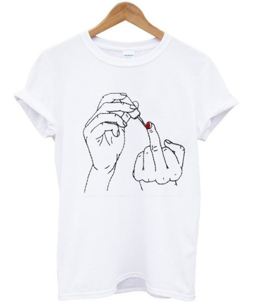 Nail Polish Hand T-Shirt