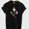 Michael Myers Halloween Middle Finger Horror Movie T-Shirt