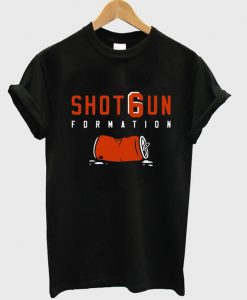 Shotgun Formation Cleveland Browns T-Shirt