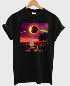 Snoopy and Charlie Brown Pink Floyd Dark Side Of The Moon T-Shirt