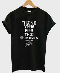 Thank You For The Memories 1922 – 2018 Stan Lee T-Shirt