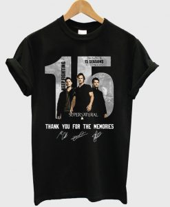 Thanks For Your Memories Sam Dean Winchesters T-Shirt