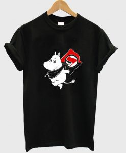 Antifa Moomin Anti Fascist T-Shirt