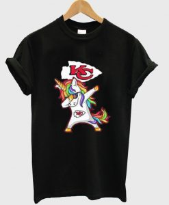 Dabbing Hip Hop Unicorn Dab Kansas City Chiefs T-Shirt