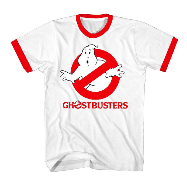 Ghostbusters Logo red ringer T-Shirt