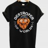 Gritty Destroyer Of Worlds Charcoal T-Shirt