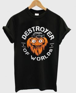 Gritty Destroyer Of Worlds Charcoal T-Shirt