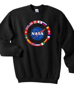 NASA All Country’s Flags Sweatshirt