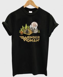 Wander Woman Camping Mountains T-Shirt