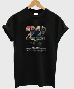 22 Years Of Harry Potter 1997 2019 Signature T-Shirt
