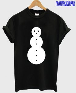 Angry Jeezy The Snowman T-Shirt