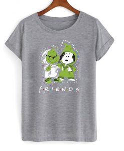 Baby Grinch And Snoopy Friends Light Christmas T-Shirt