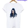 Billie Eilish Blue Hair T-Shirt