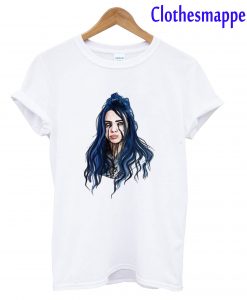 Billie Eilish Blue Hair T-Shirt