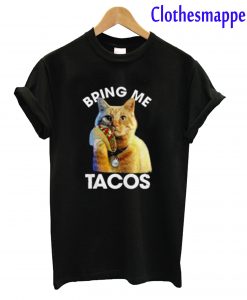 Captain Marvel Goose The Cat Bring Me Tacos T-Shirt