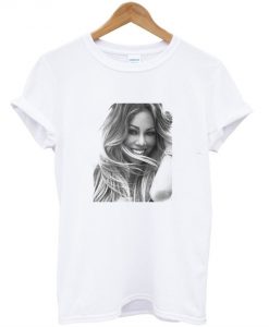 Greyscale Close Up Mariah Carey T-Shirt