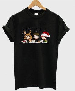 Merry Christmas Harry Potter Characters T-Shirt