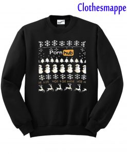 Porn Hub Snowman Sweatshirt